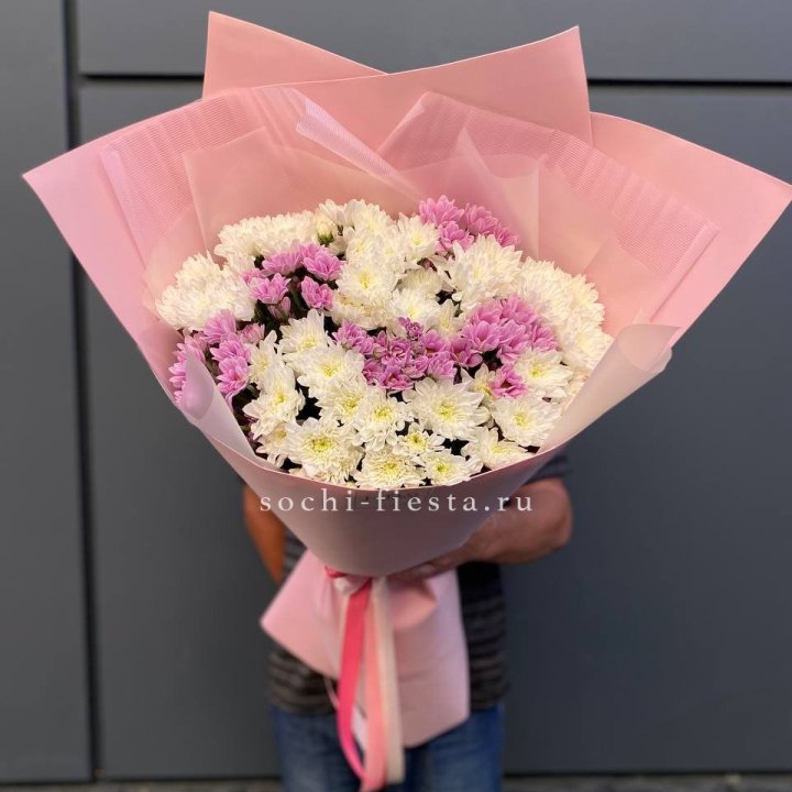  Букет хризантем- гигант  в Тюмени