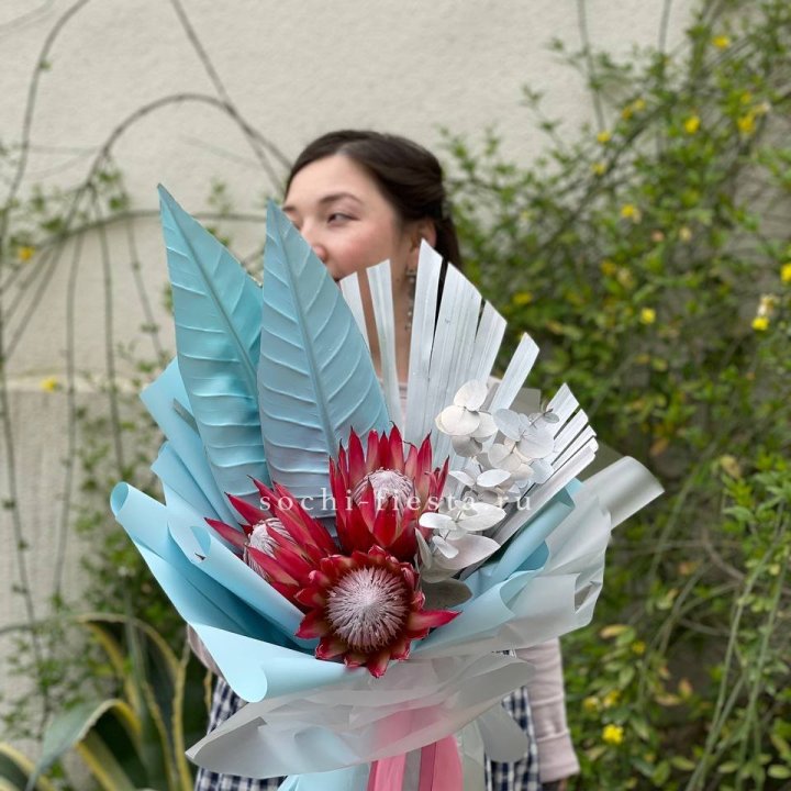 Букет из протеи "Клеопатра-2" в Тюмени