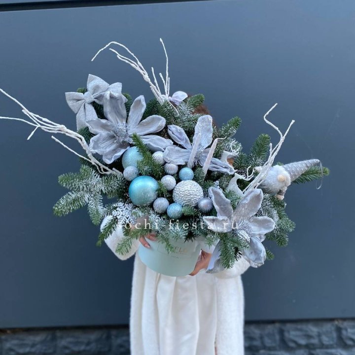 Композиция "Снежный цветок" в Тюмени