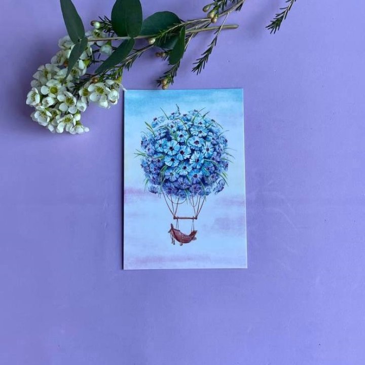 Открытка к букету "Флоростат" в Тюмени