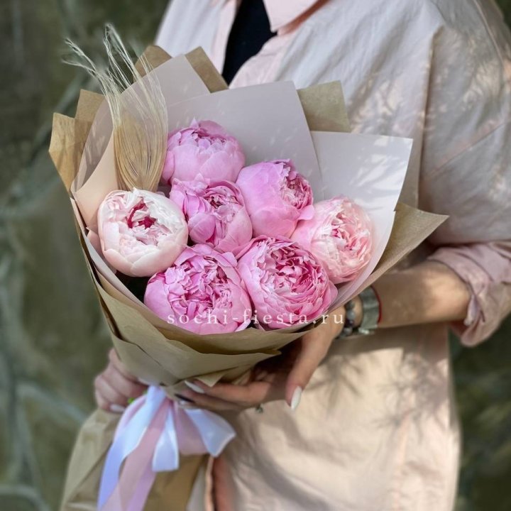 Букет пионов "Венди" в Тюмени