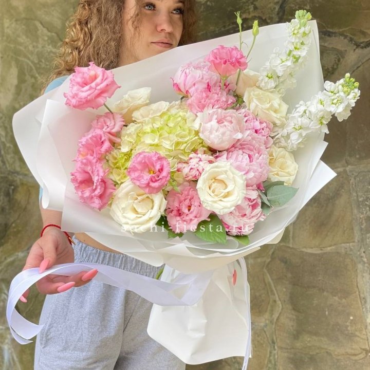 Букет с пионами №3 в Тюмени