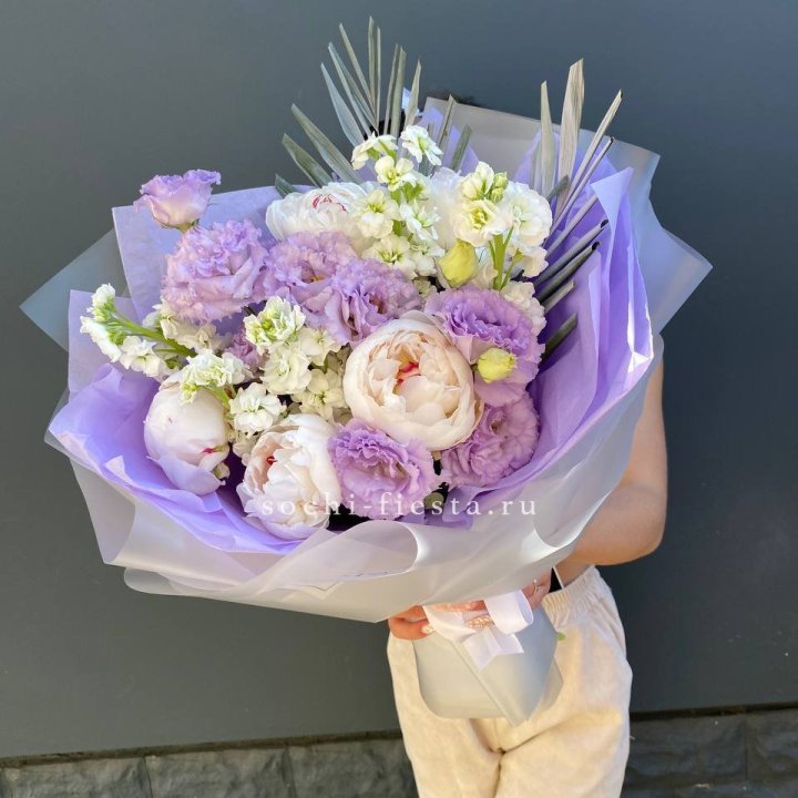  Букет "Лавандовое мороженое" в Тюмени
