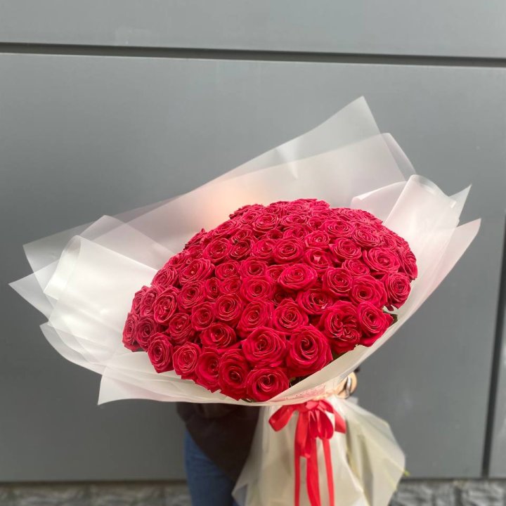 101 высокая роза в Тюмени