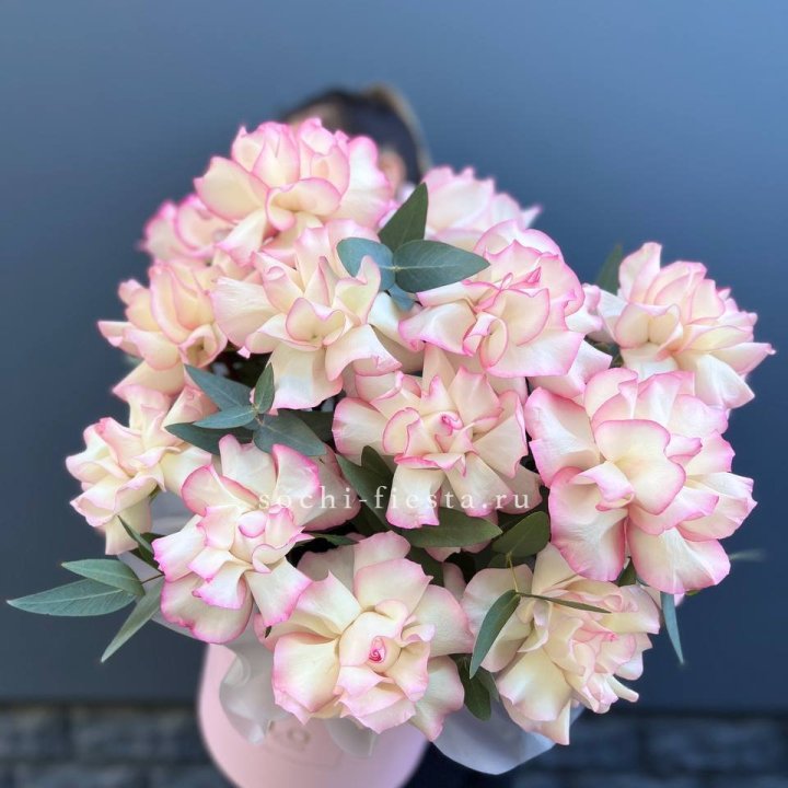 15 Французских роз Джумилия в боксе в Тюмени