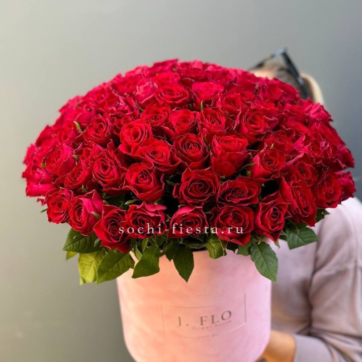 101 кенийская роза в цилиндре в Тюмени