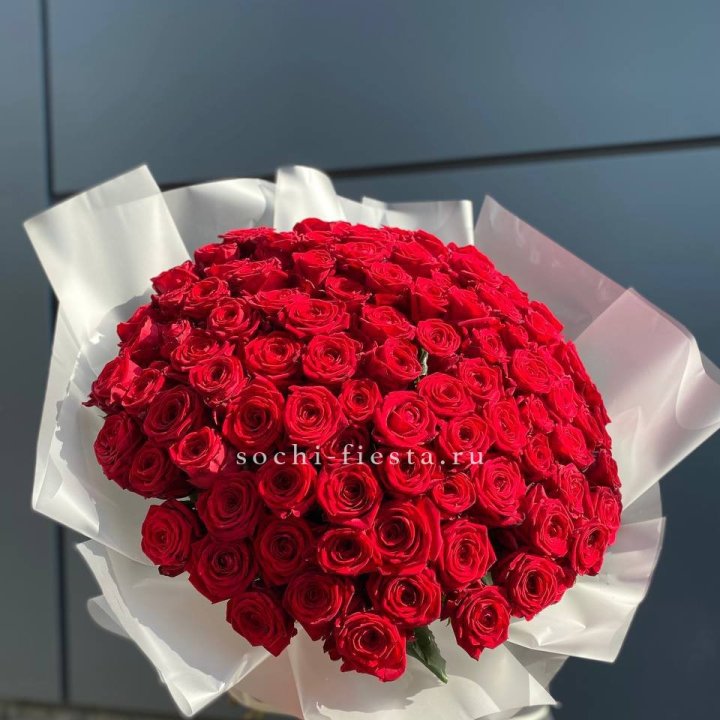 101 высокая роза в Тюмени