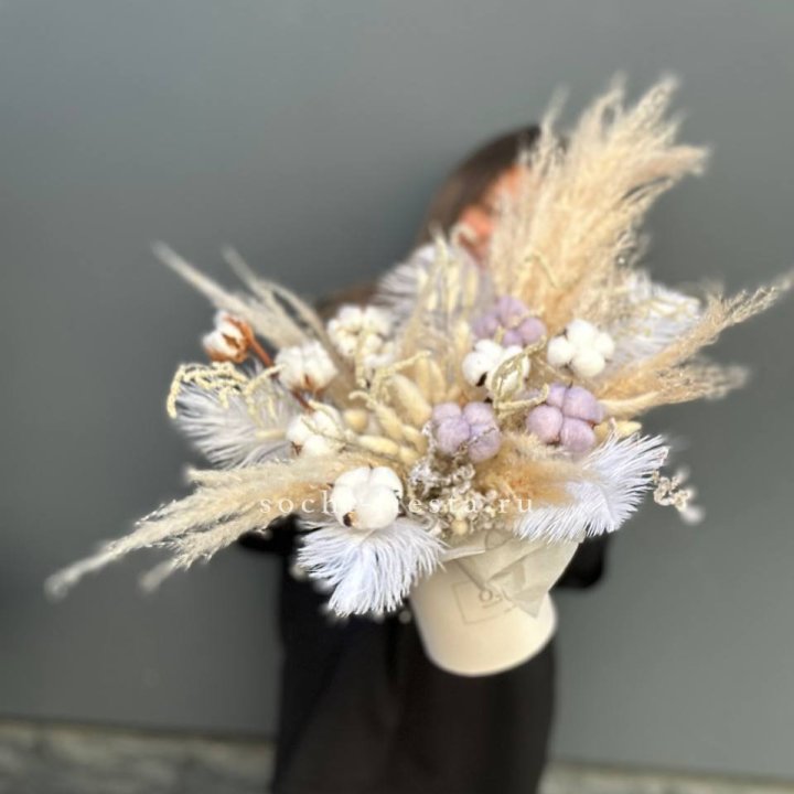 Авторский бокс с сухоцветами №3 в Тюмени