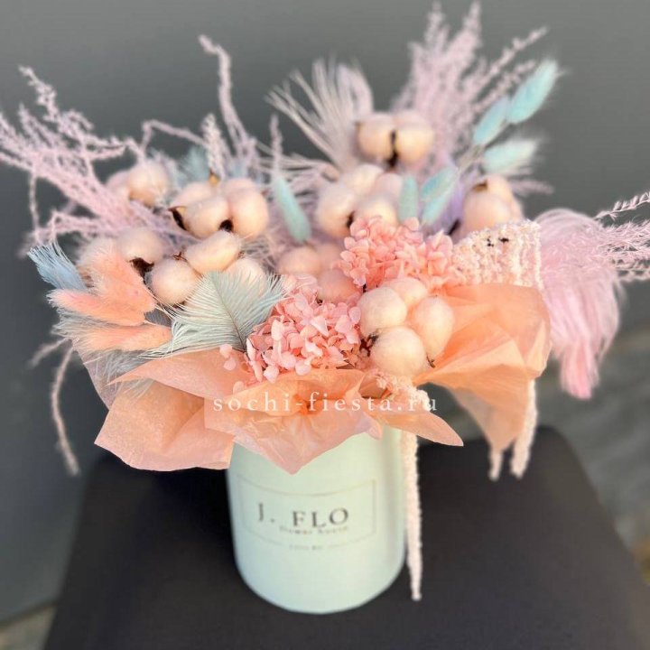 Авторский бокс с сухоцветами №3 в Тюмени