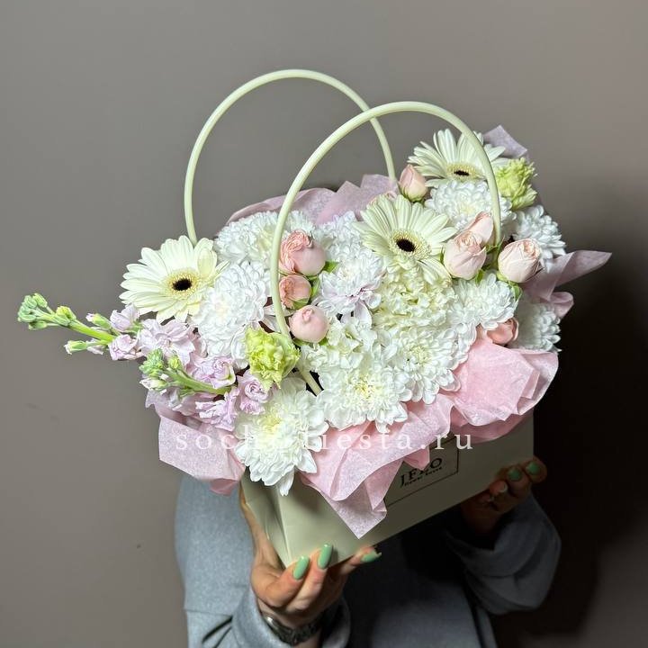 Сумочка "Белый рассвет" в Тюмени