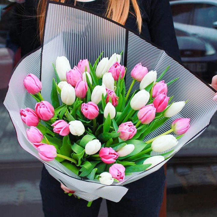 29 тюльпанов микс в Тюмени