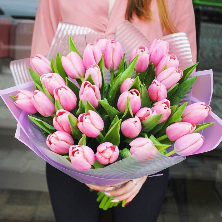 25 тюльпанов "Айс крем" в Тюмени