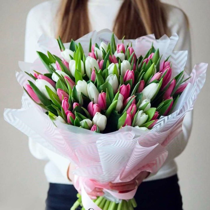 Букет тюльпанов "Лолита" в Тюмени