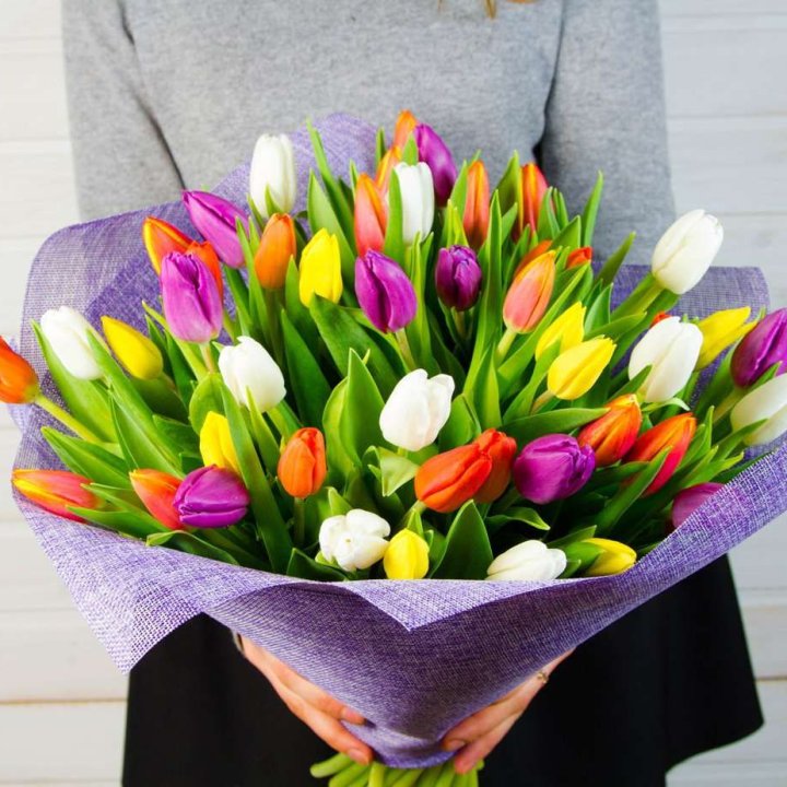 51 тюльпан "Рандом" №2 в Тюмени